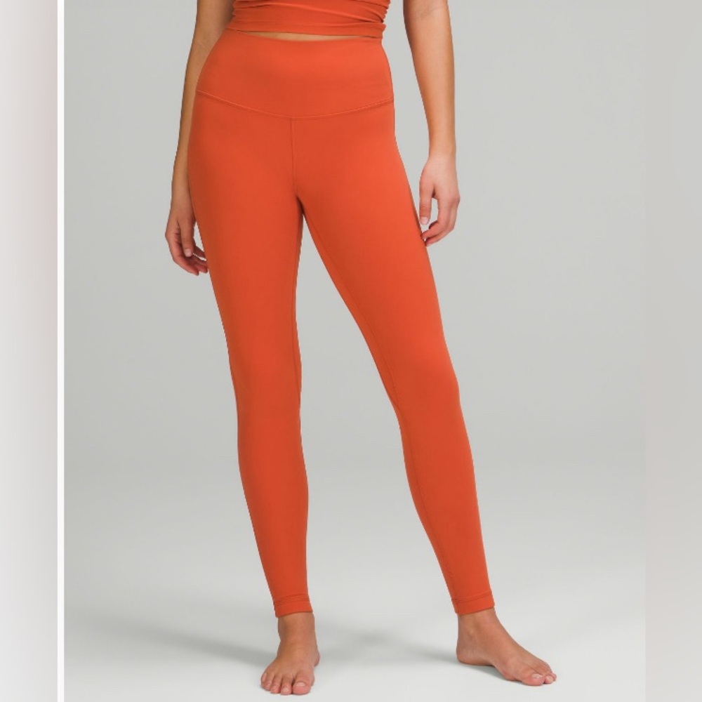 Crayon Orange Lululemon Align Leggings